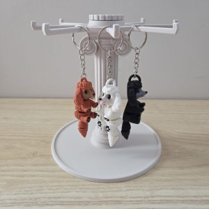 Porte-clé Flexi : Caniche