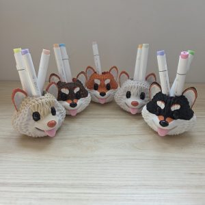 Pot à crayons : Shiba